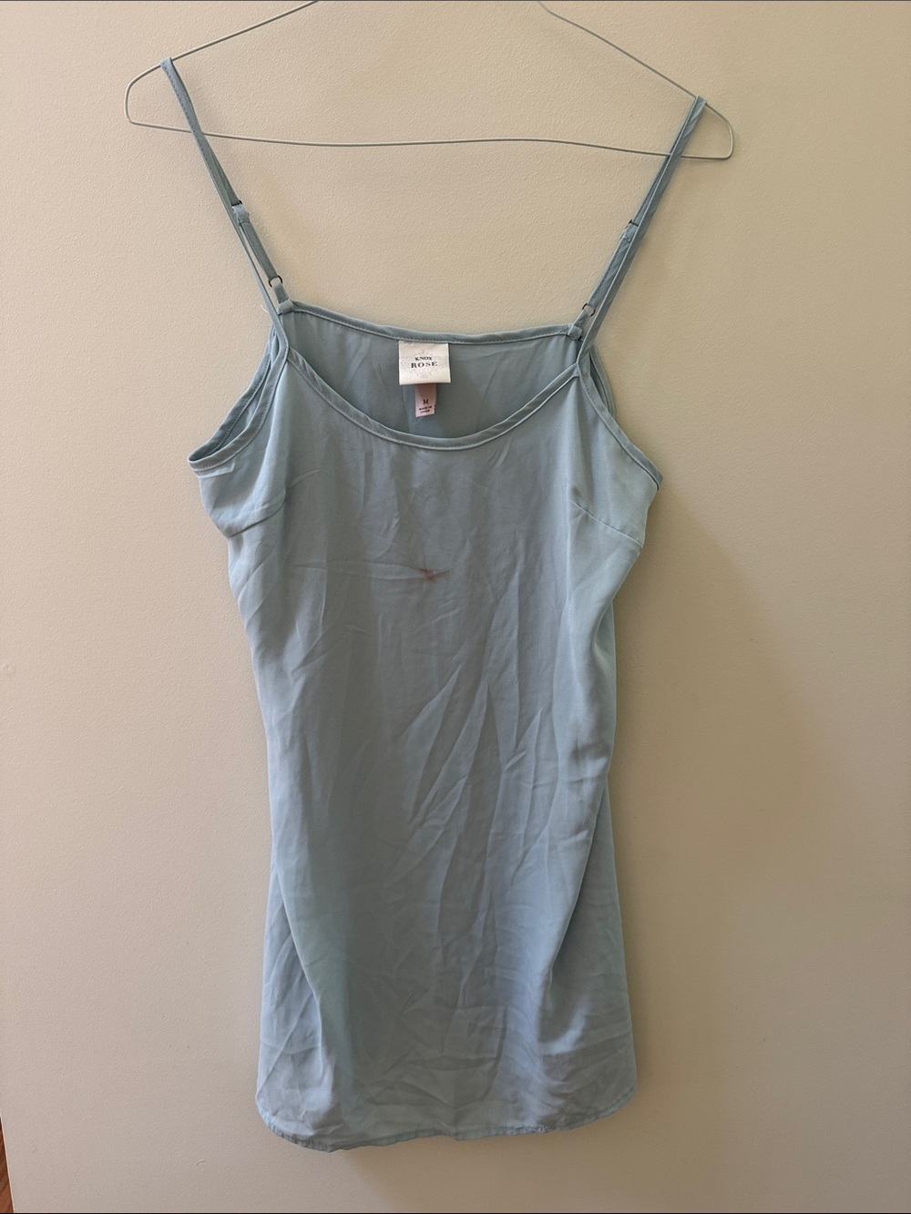 Knox Rose Light Blue Slim Scoop-Neck Camisole